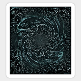 Hypnosis. Blue Emanation Sticker